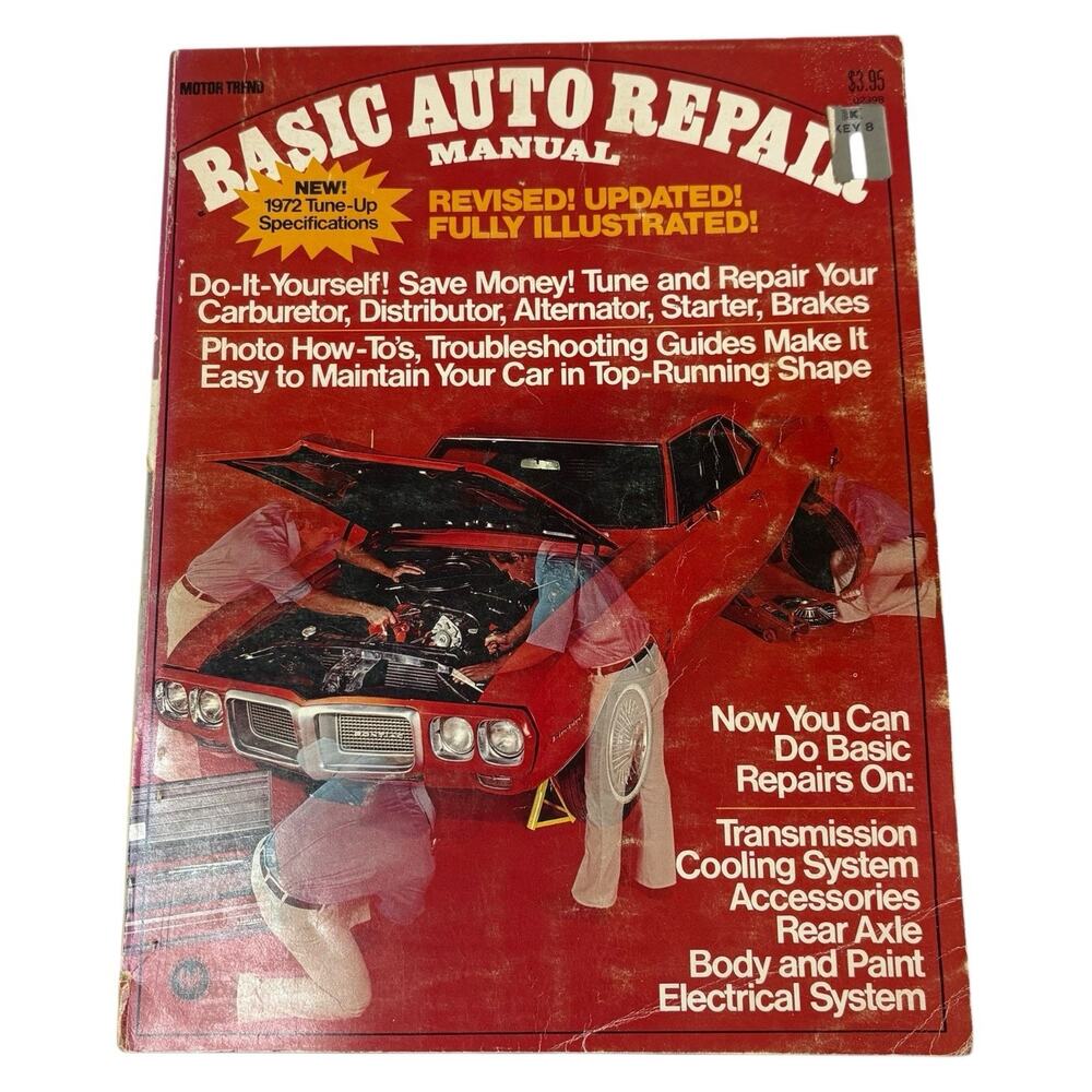 VTG 1975 Petersen’s "How To Tune Your Car" 3rd ED. Softcover Manual Car Repair